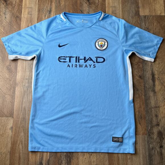 Nike Other - Manchester City‎ Home Jersey Youth XL Blue Nike Soccer Athletic Training 6017